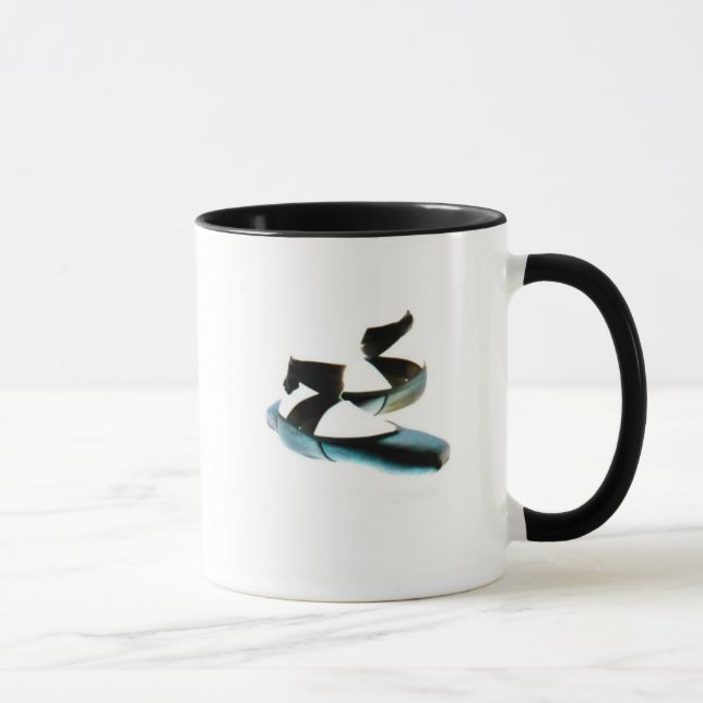 O balé Pointe calça a caneca (preto & o branco) (Direita)