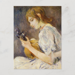 O Bandolim por Berthe Morisot Cartão Postal