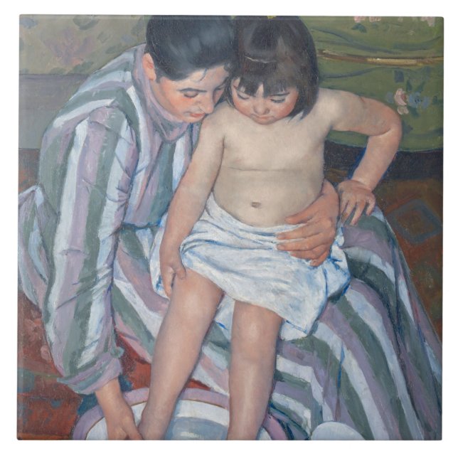 O banho da criança, 1893 (óleo em canvas) (Frente)