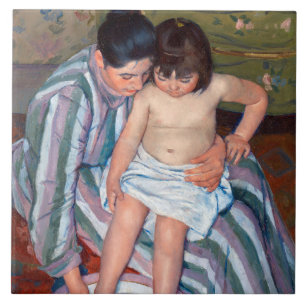 O Banho da Criança, Mary Cassatt