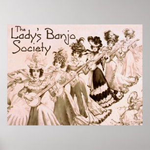 O Banjo Sociedade Poster da senhora
