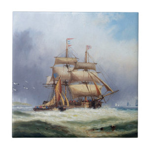 O barco piloto da Ilha de Wright, 1887