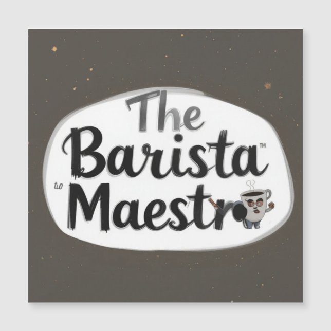 O Barista Maestro (Frente)