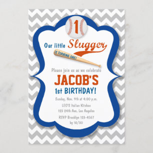 O basebol ostenta o convite do menino do