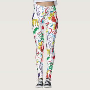 O basquiat de Charlotte inspirou leggings