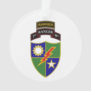 ø batalhão - 75th ornamento da guarda florestal
