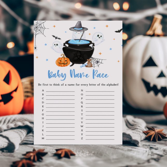 O Bebê Azul está criando o Jogo Race do Nome do Be (Baby is Brewing Baby Shower Baby Name Race Game)