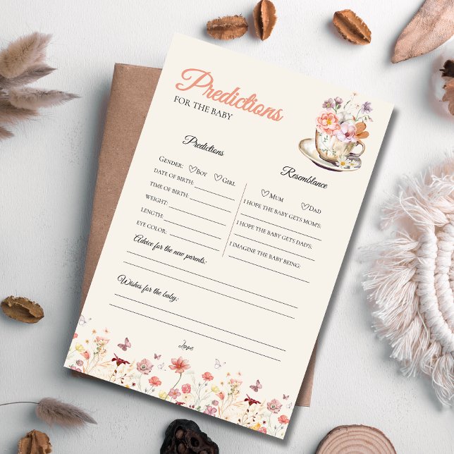 O bebê de flor selvagem está a preparar chá. (Criador carregado)