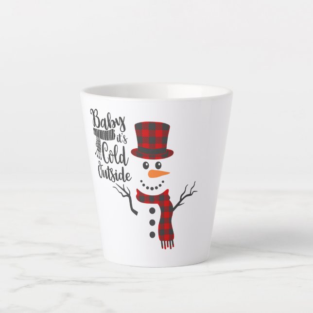 O Bebê É Frio Fora Da Caneca De Neve (Frente)