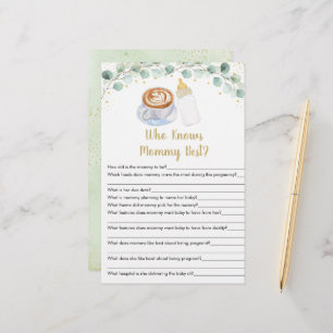 O Bebê Está A Criar Café Que Conhece O Melhor Jogo