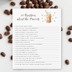 O bebê está a preparar café - 20 perguntas sobre o