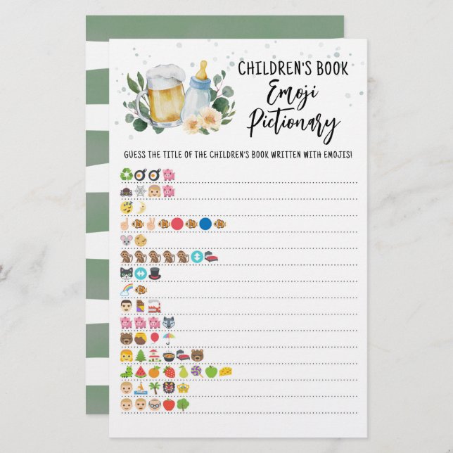 O Bebê está criando o livro infantil Emoji Piction (Frente/Verso)