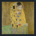 O Beijo de Gustav Klimt - poster<br><div class="desc">O Beijo de Gustav Klimt está exposto no museu de Österreichische Galerie Belvedere,  no palácio de Belvedere,  Viena.</div>