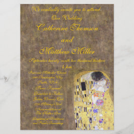 O Beijo de Klimt, Convite Art Nouveau