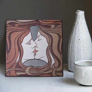 O Beijo Peter Behrens Arte Nova Arte Deco