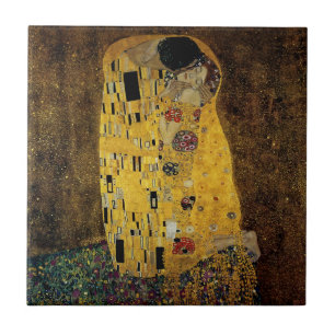 O beijo por Gustavo Klimt