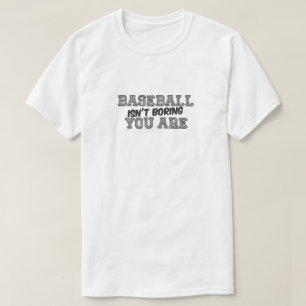 O beisebol não é a Camiseta Básica dos Homens B