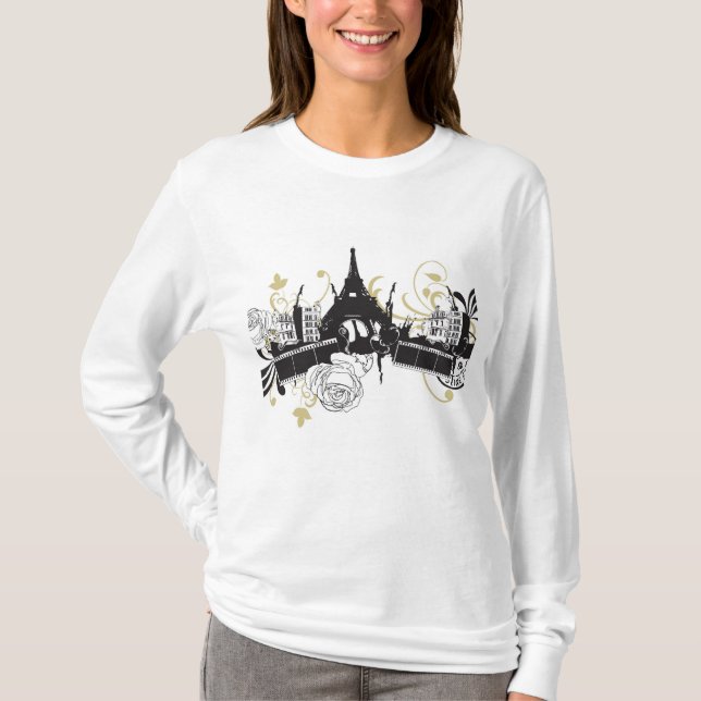 O BellaCanvas Flowy das mulheres fora da camisa (Frente)