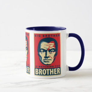 O big brother - está olhando-o irmão: Caneca de