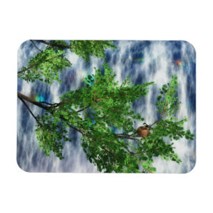 O Birdsnest Cai No Ímã Flexível