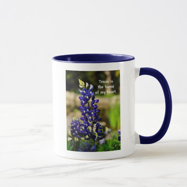 O Bluebonnet "Texas é a casa caneca do meu (Direita)