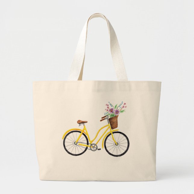 O bolsa amarelo doce da bicicleta (Frente)