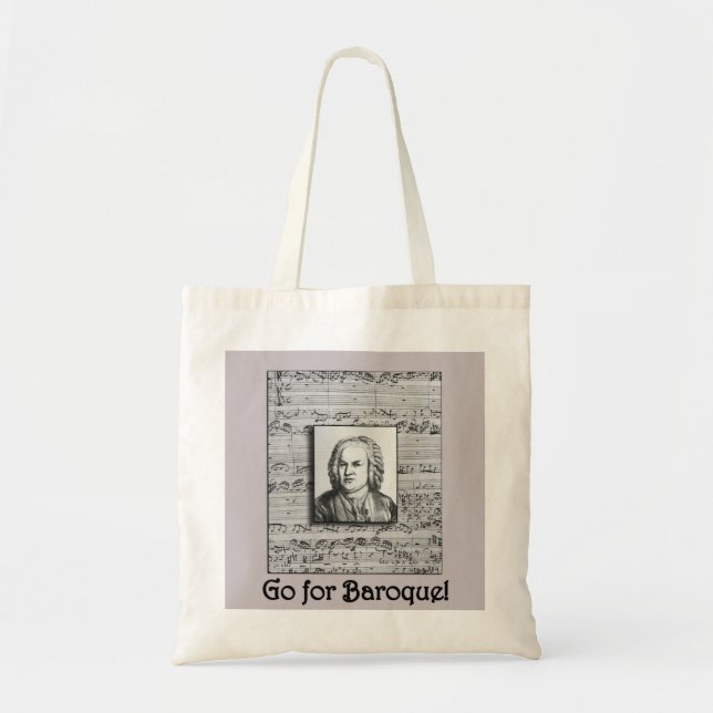 O bolsa barroco da música de Bach (Frente)
