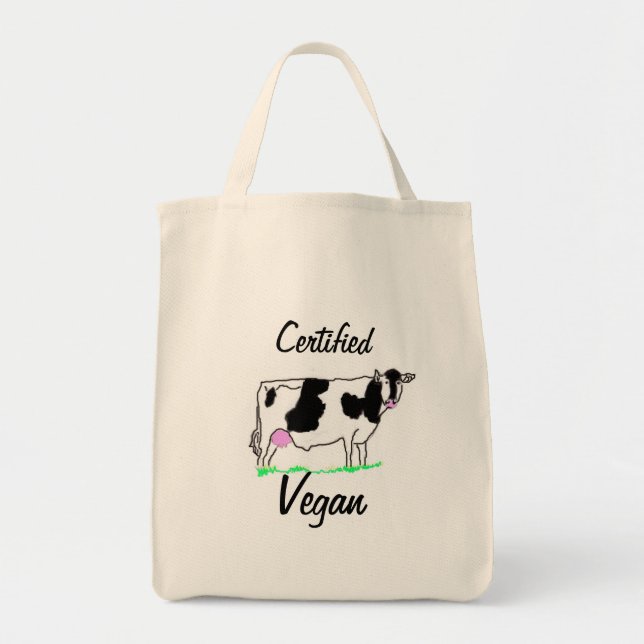 O bolsa certificado do mantimento do Vegan (Frente)