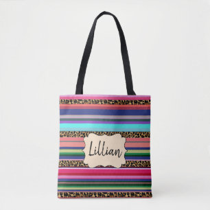 O bolsa colorido personalizado de Serape