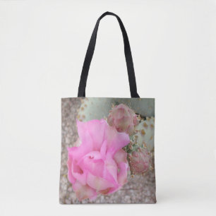 O bolsa cor-de-rosa da flor da pera espinhosa