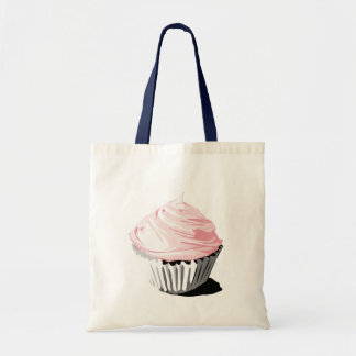 O bolsa cor-de-rosa do cupcake
