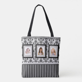 O bolsa da galeria de fotografia com fundo preto e
