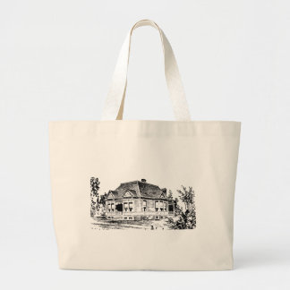 O bolsa da ilustração da casa do Victorian do