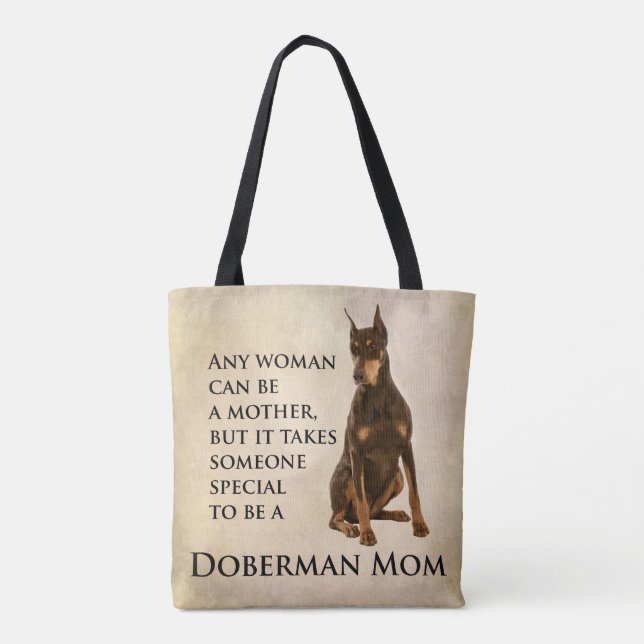 O bolsa da mamã do Doberman (Verso)