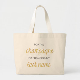 O bolsa da noiva de Champagne do pop