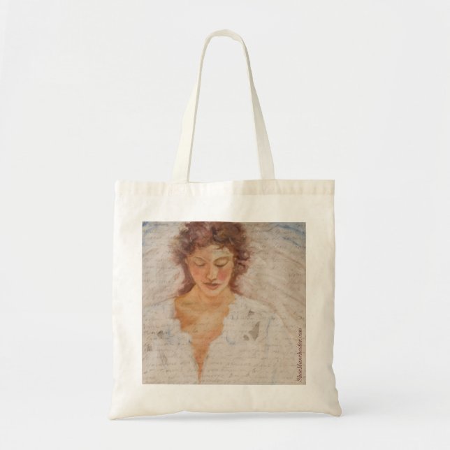O bolsa das canvas com anjo (Frente)