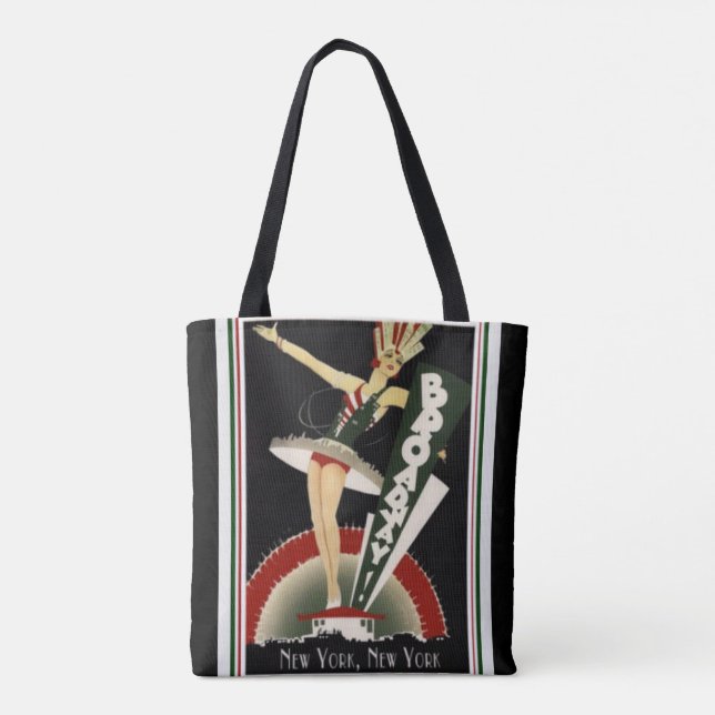 O bolsa de Broadway New York do art deco (Verso)