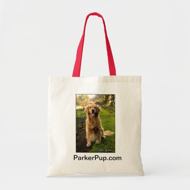 O bolsa de ParkerPup com punho vermelho (Frente)