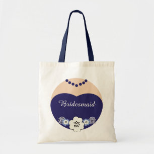 O bolsa do casamento da dama de honra dos azuis