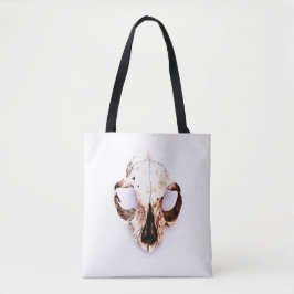 O bolsa do CRÂNIO do ESQUILO branco