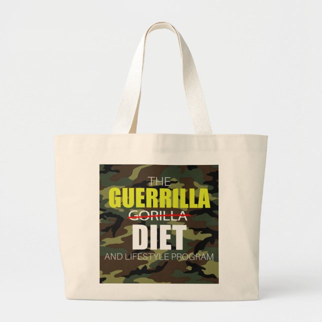 O bolsa do jumbo da dieta da guerrilha (Frente)