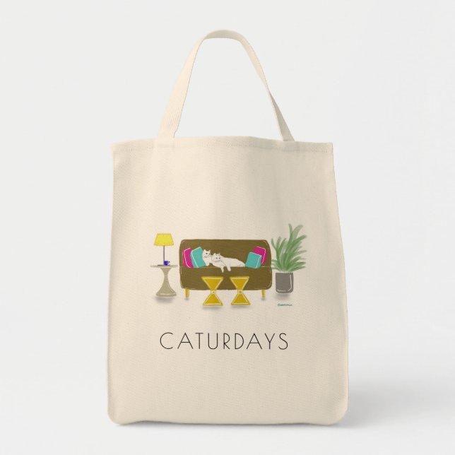O bolsa do mantimento de "CATURDAYS" (Frente)