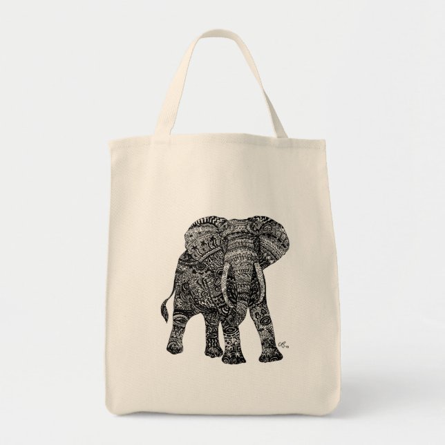 O bolsa do mantimento de Elephantastic (Frente)