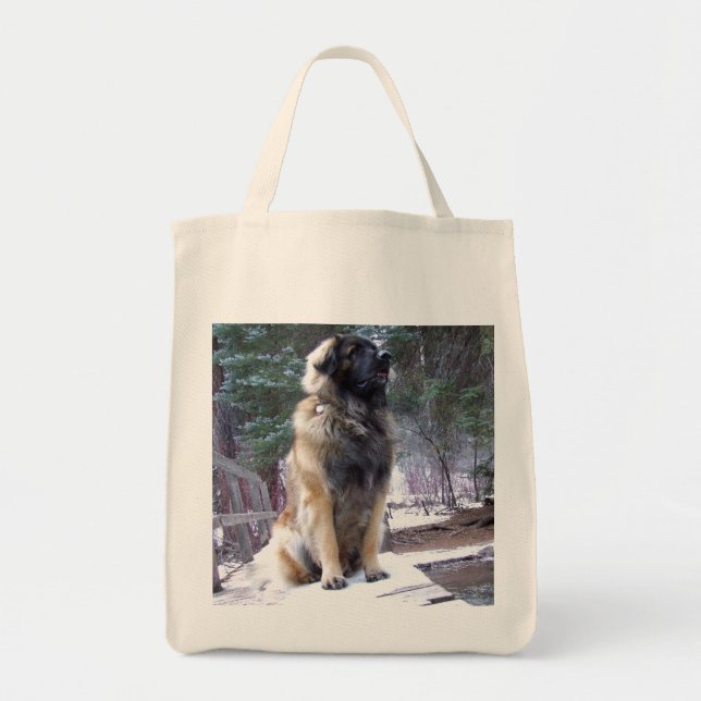 O bolsa do mantimento de Leonberger (Frente)