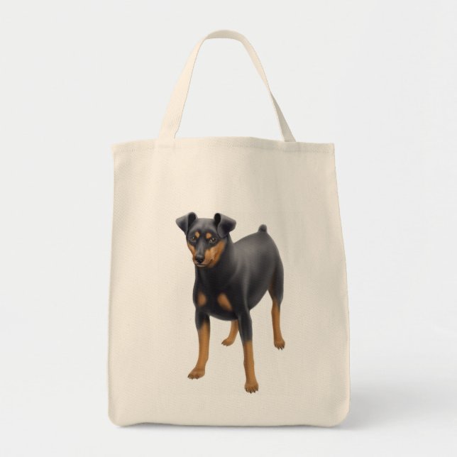 O bolsa do mantimento do Pinscher diminuto (Frente)