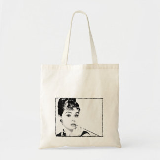 O bolsa do orçamento de Aubrey Hepburn
