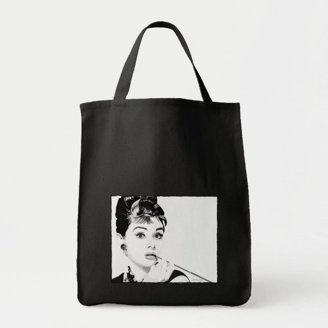 O bolsa do orçamento de Aubrey Hepburn (Frente)