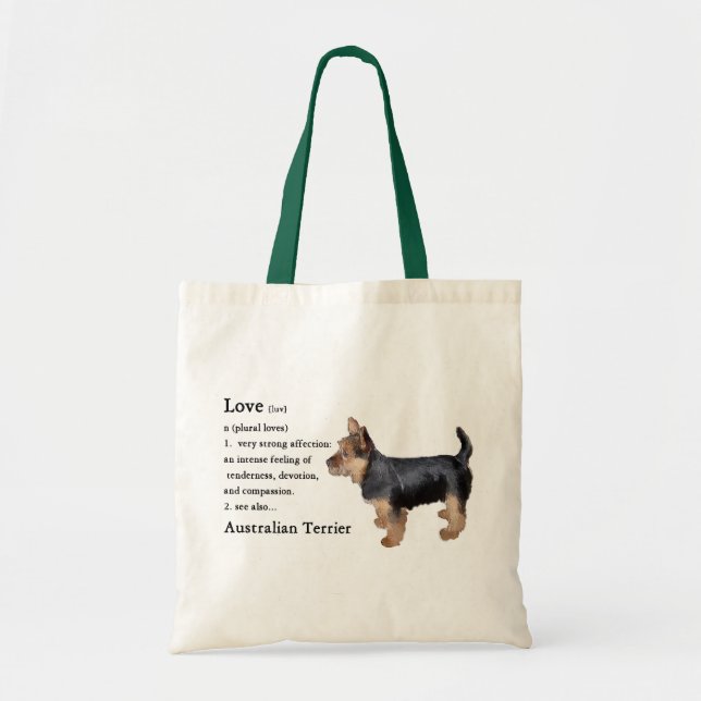 O bolsa dos presentes de Terrier australiano (Frente)