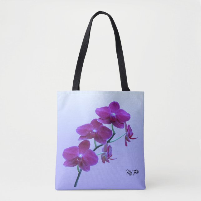 O bolsa feito sob encomenda do ombro das orquídeas (Frente)