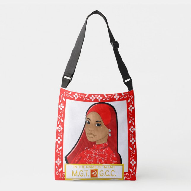 O bolsa floral de Muneerah (Frente)